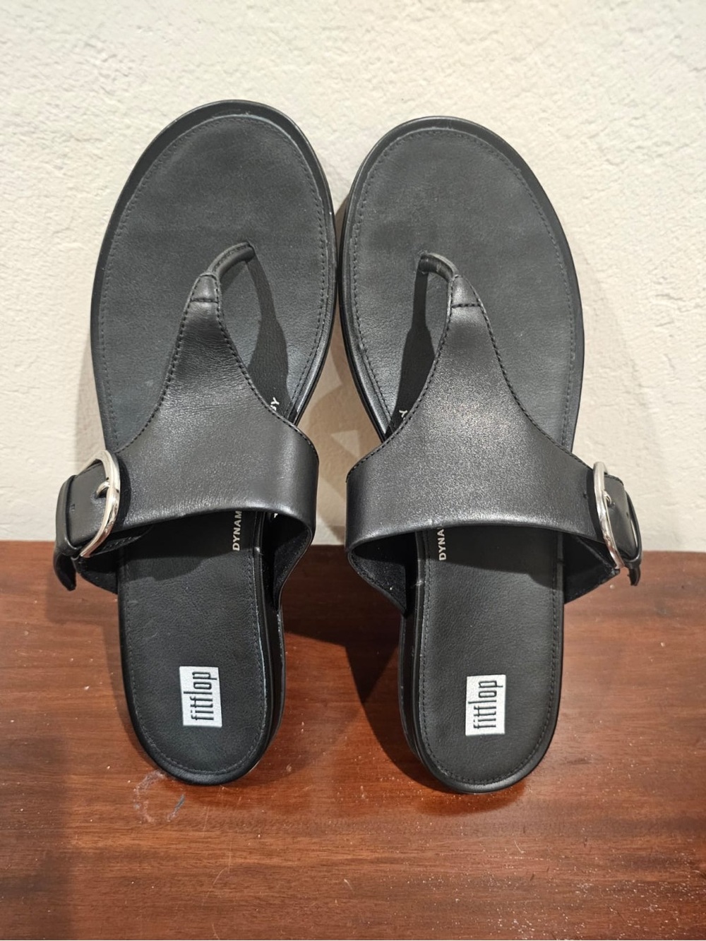 Fitflop All Black Graccie Toe-Post Sandals